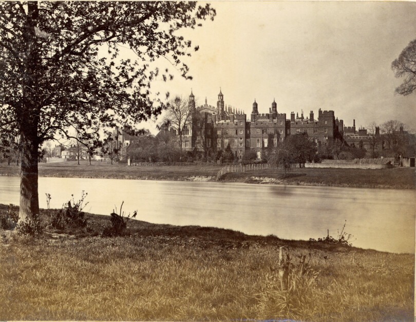 Photographie vintage du collège britannique d'Eton prise dans les années 1870.